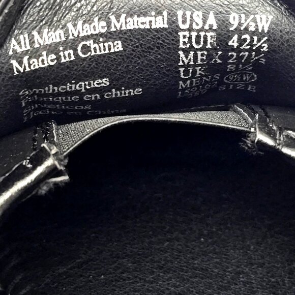 Dexter Comfort Black Memory Foam Faux Leather Formal Loafers Men's Size 9.5 - Picture 12 of 12